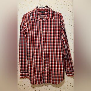 Banana Republic factory men’s red dress shirt - size large